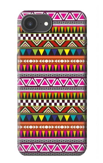 S2292 アステカ部族のパターン Aztec Tribal Pattern iPhone 17e バックケース、フリップケース・カバー