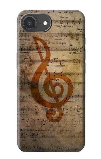 S2368 楽譜ノート Sheet Music Notes iPhone 17e バックケース、フリップケース・カバー