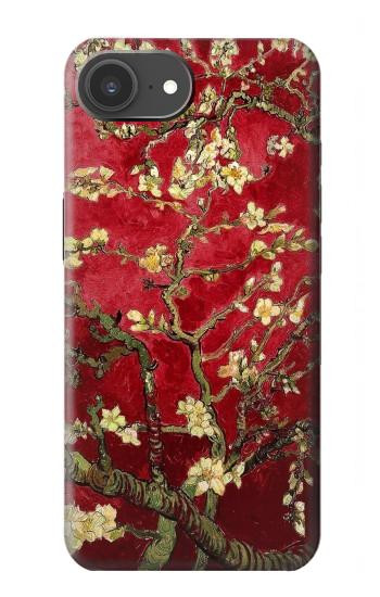 S2414 赤開花アーモンドの木 フィンセント・ファン・ゴッホ Red Blossoming Almond Tree Van Gogh iPhone 17e バックケース、フリップケース・カバー