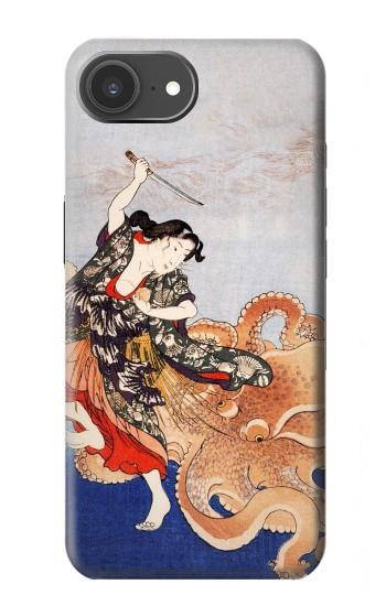 S2496 日本美術歌 歌川国芳 玉取り Japan Art Utagawa Kuniyoshi Tamatori iPhone 17e バックケース、フリップケース・カバー