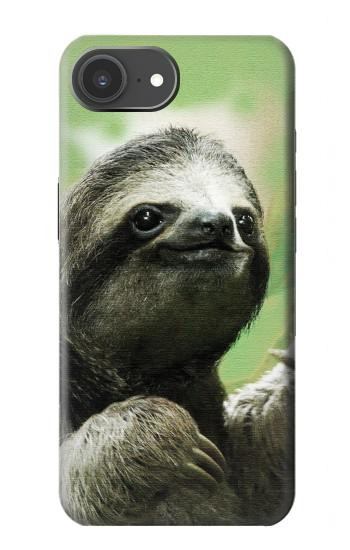 S2708 笑顔のナマケ Smiling Sloth iPhone 17e バックケース、フリップケース・カバー