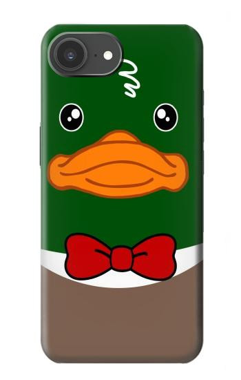 S2762 マガモ タキシード 漫画 Green Head Mallard Duck Tuxedo Cartoon iPhone 17e バックケース、フリップケース・カバー