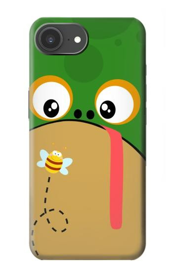 S2765 かわいいカエル ハチ 漫画 Frog Bee Cute Cartoon iPhone 17e バックケース、フリップケース・カバー
