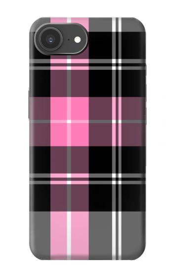 S3091 ピンクの模様のパターン Pink Plaid Pattern iPhone 17e バックケース、フリップケース・カバー