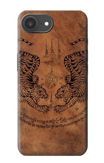 S3209 虎のサクヤン Sak Yant Twin Tiger iPhone 17e バックケース、フリップケース・カバー