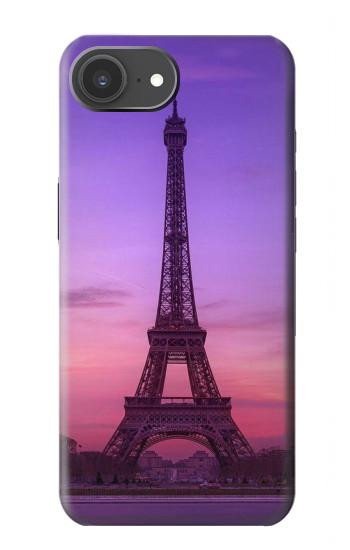 S3447 エッフェルパリの夕日 Eiffel Paris Sunset iPhone 17e バックケース、フリップケース・カバー