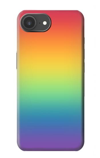 S3698 LGBTグラデーションプライドフラグ LGBT Gradient Pride Flag iPhone 17e バックケース、フリップケース・カバー