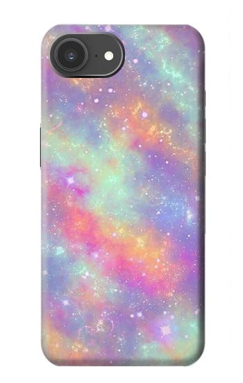 S3706 パステルレインボーギャラクシーピンクスカイ Pastel Rainbow Galaxy Pink Sky iPhone 17e バックケース、フリップケース・カバー