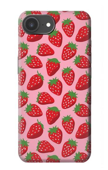 S3719 いちご柄 Strawberry Pattern iPhone 17e バックケース、フリップケース・カバー