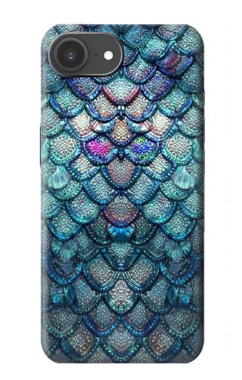 S3809 人魚の鱗 Mermaid Fish Scale iPhone 17e バックケース、フリップケース・カバー