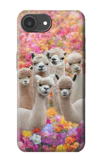 S3916 アルパカファミリー ベビーアルパカ Alpaca Family Baby Alpaca iPhone 17e バックケース、フリップケース・カバー