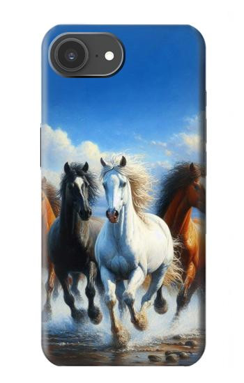S3996 走る馬 Horse Running iPhone 17e バックケース、フリップケース・カバー