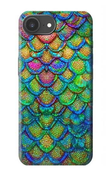 S4071 カラフルな人魚の鱗 Colorful Mermaid Scale iPhone 17e バックケース、フリップケース・カバー