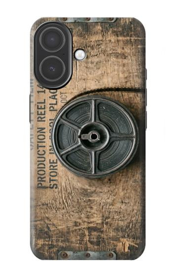 S4108 レトロフィルムアート Vintage Camera Film Reel Artwork iPhone 17 バックケース、フリップケース・カバー