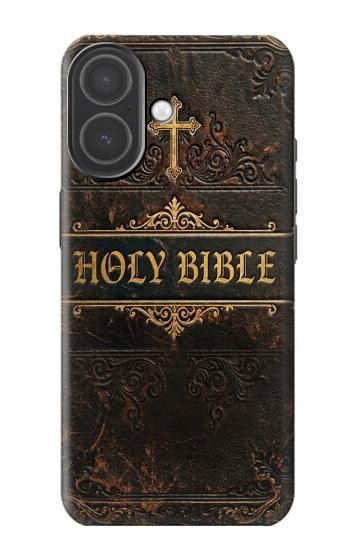 S4109 アンティーク聖書風表紙 Vintage Antique Bible Book Cover Art iPhone 17 バックケース、フリップケース・カバー