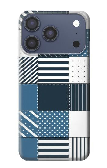 S4082 モダンパッチワーク柄 Modern Geometric Patchwork Pattern iPhone 17 Pro バックケース、フリップケース・カバー