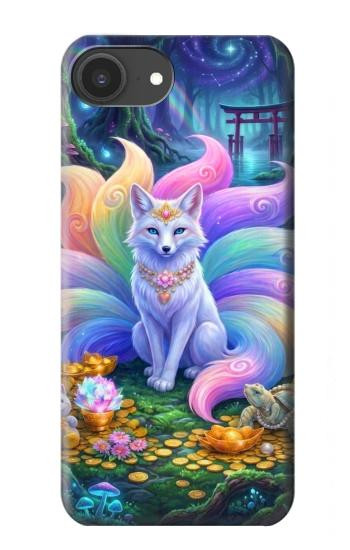 S4088 幻想キツネ精霊 Fantasy Fox Spirit Magical Artwork iPhone 16e, 17e バックケース、フリップケース・カバー