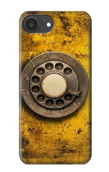 S4107 レトロ電話ダイヤル Retro Rotary Phone Dial Vintage iPhone 16e, 17e バックケース、フリップケース・カバー