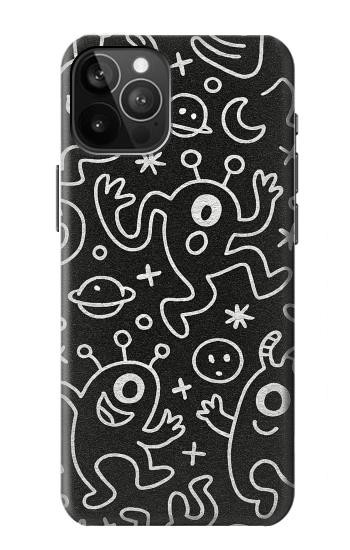 S4101 モンスター柄 Cute Cartoon Monster Pattern iPhone 12 Pro Max バックケース、フリップケース・カバー