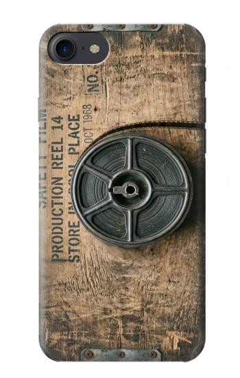 S4108 レトロフィルムアート Vintage Camera Film Reel Artwork iPhone 7, iPhone 8, iPhone SE (2020) (2022) バックケース、フリップケース・カバー