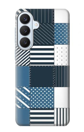 S4082 モダンパッチワーク柄 Modern Geometric Patchwork Pattern Samsung Galaxy S26 Plus バックケース、フリップケース・カバー