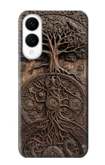 S4103 生命の樹アート Ancient Tree Of Life Symbol Art Samsung Galaxy S25 Edge バックケース、フリップケース・カバー