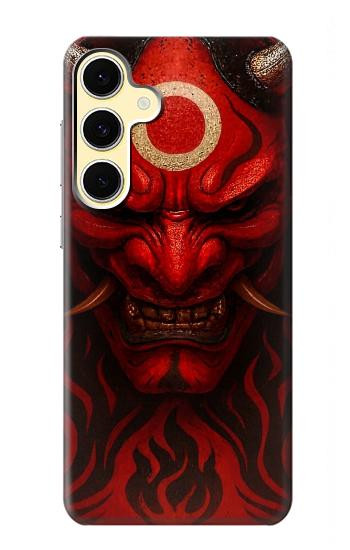 S4099 赤鬼幻想アート Mystic Red Demon Illustration Samsung Galaxy S24 FE バックケース、フリップケース・カバー