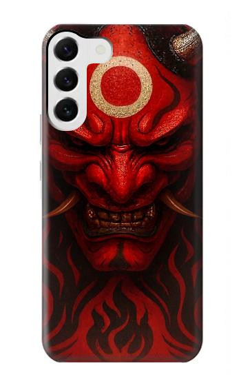 S4099 赤鬼幻想アート Mystic Red Demon Illustration Samsung Galaxy S23 Plus バックケース、フリップケース・カバー