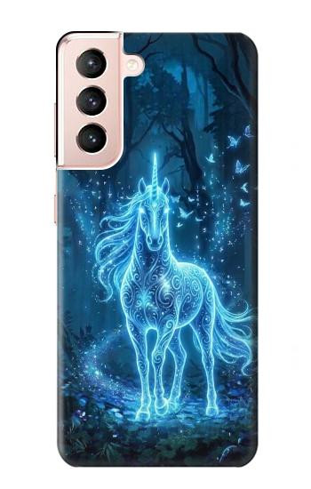 S4104 幻想の森の精霊馬 Mystical Forest Spirit Horse Fantasy Samsung Galaxy S21 5G バックケース、フリップケース・カバー