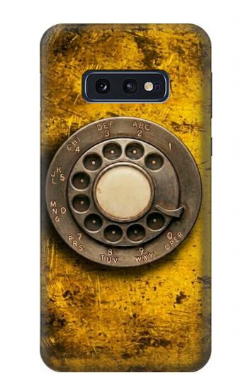 S4107 レトロ電話ダイヤル Retro Rotary Phone Dial Vintage Samsung Galaxy S10e バックケース、フリップケース・カバー