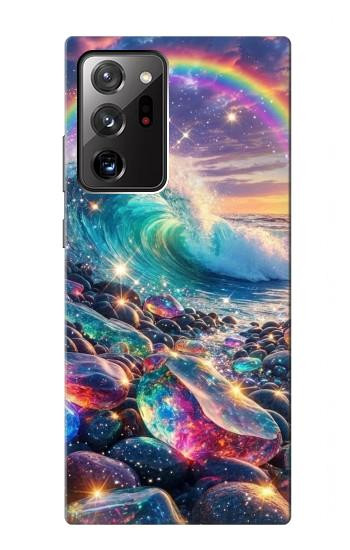 S4084 虹色ファンタジー波 Rainbow Ocean Wave Fantasy Samsung Galaxy Note 20 Ultra, Ultra 5G バックケース、フリップケース・カバー