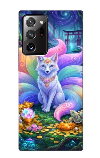 S4088 幻想キツネ精霊 Fantasy Fox Spirit Magical Artwork Samsung Galaxy Note 20 Ultra, Ultra 5G バックケース、フリップケース・カバー