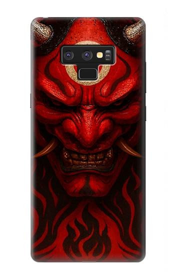 S4099 赤鬼幻想アート Mystic Red Demon Illustration Note 9 Samsung Galaxy Note9 バックケース、フリップケース・カバー