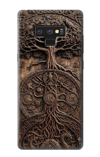 S4103 生命の樹アート Ancient Tree Of Life Symbol Art Note 9 Samsung Galaxy Note9 バックケース、フリップケース・カバー