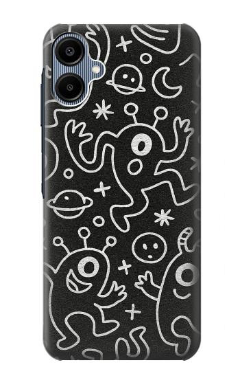 S4101 モンスター柄 Cute Cartoon Monster Pattern Samsung Galaxy A06 バックケース、フリップケース・カバー