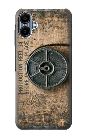 S4108 レトロフィルムアート Vintage Camera Film Reel Artwork Samsung Galaxy A06 バックケース、フリップケース・カバー