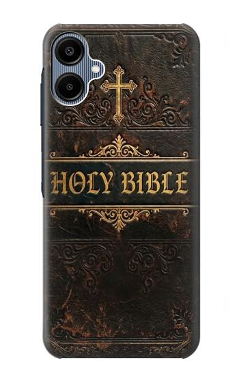 S4109 アンティーク聖書風表紙 Vintage Antique Bible Book Cover Art Samsung Galaxy A06 バックケース、フリップケース・カバー