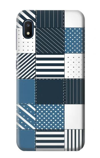 S4082 モダンパッチワーク柄 Modern Geometric Patchwork Pattern Samsung Galaxy A10e バックケース、フリップケース・カバー