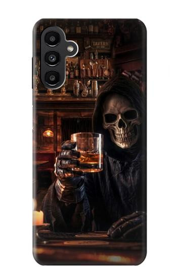 S4102 スカルバーアート Vintage Skull Tavern Artwork Samsung Galaxy A13 5G バックケース、フリップケース・カバー