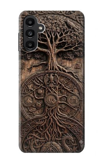 S4103 生命の樹アート Ancient Tree Of Life Symbol Art Samsung Galaxy A13 5G バックケース、フリップケース・カバー