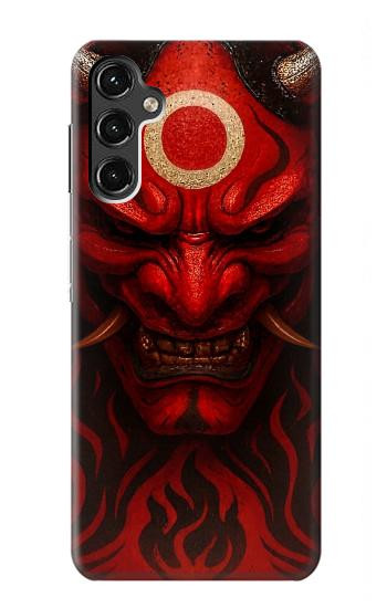 S4099 赤鬼幻想アート Mystic Red Demon Illustration Samsung Galaxy A14 5G バックケース、フリップケース・カバー