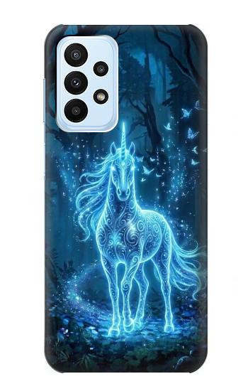 S4104 幻想の森の精霊馬 Mystical Forest Spirit Horse Fantasy Samsung Galaxy A23 バックケース、フリップケース・カバー