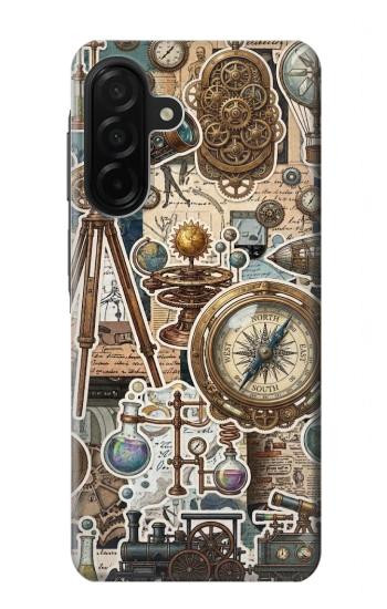 S4100 レトロ科学コラージュ Vintage Scientific Discovery Collage Samsung Galaxy A26 バックケース、フリップケース・カバー