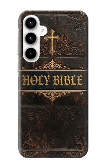 S4109 アンティーク聖書風表紙 Vintage Antique Bible Book Cover Art Samsung Galaxy A35 5G バックケース、フリップケース・カバー