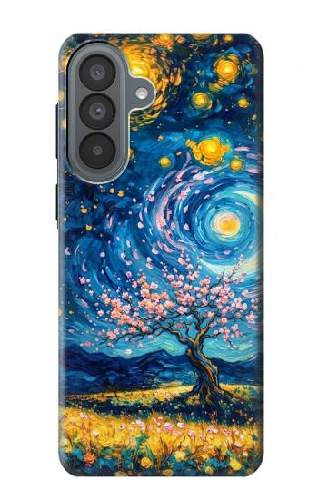S4081 幻想銀河夜空アート Dreamy Spiral Galaxy Night Sky Art Samsung Galaxy A37 バックケース、フリップケース・カバー
