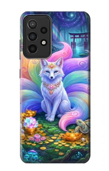 S4088 幻想キツネ精霊 Fantasy Fox Spirit Magical Artwork Samsung Galaxy A52s 5G バックケース、フリップケース・カバー