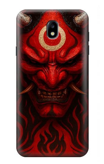 S4099 赤鬼幻想アート Mystic Red Demon Illustration Samsung Galaxy J7 (2018), J7 Aero, J7 Top, J7 Aura, J7 Crown, J7 Refine, J7 Eon, J7 V 2nd Gen, J7 Star バックケース、フリップケース・カバー