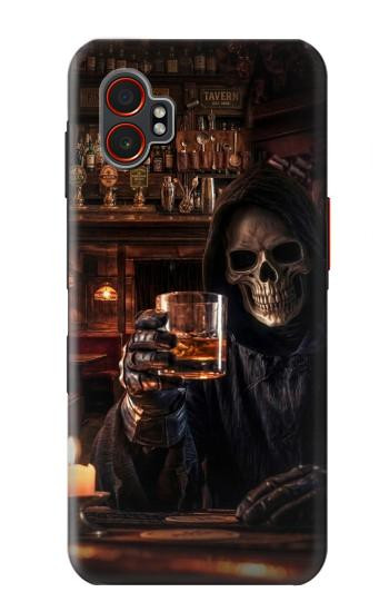 S4102 スカルバーアート Vintage Skull Tavern Artwork Samsung Galaxy XCover7 Pro バックケース、フリップケース・カバー