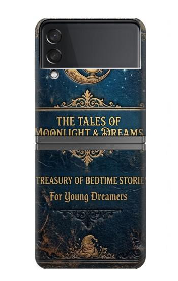 S4080 月夜の幻想物語 Moonlit Fantasy Bedtime Story Samsung Galaxy Z Flip 4 バックケース、フリップケース・カバー