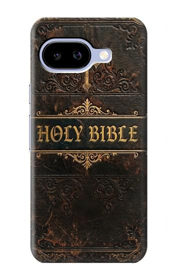 S4109 アンティーク聖書風表紙 Vintage Antique Bible Book Cover Art Google Pixel 9a バックケース、フリップケース・カバー